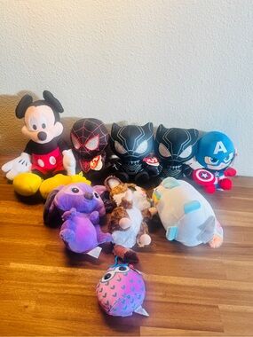 9 Toy Plush Bundle Gift for Kids